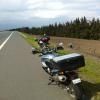 Motorcycle Road pie-andino--los- photo